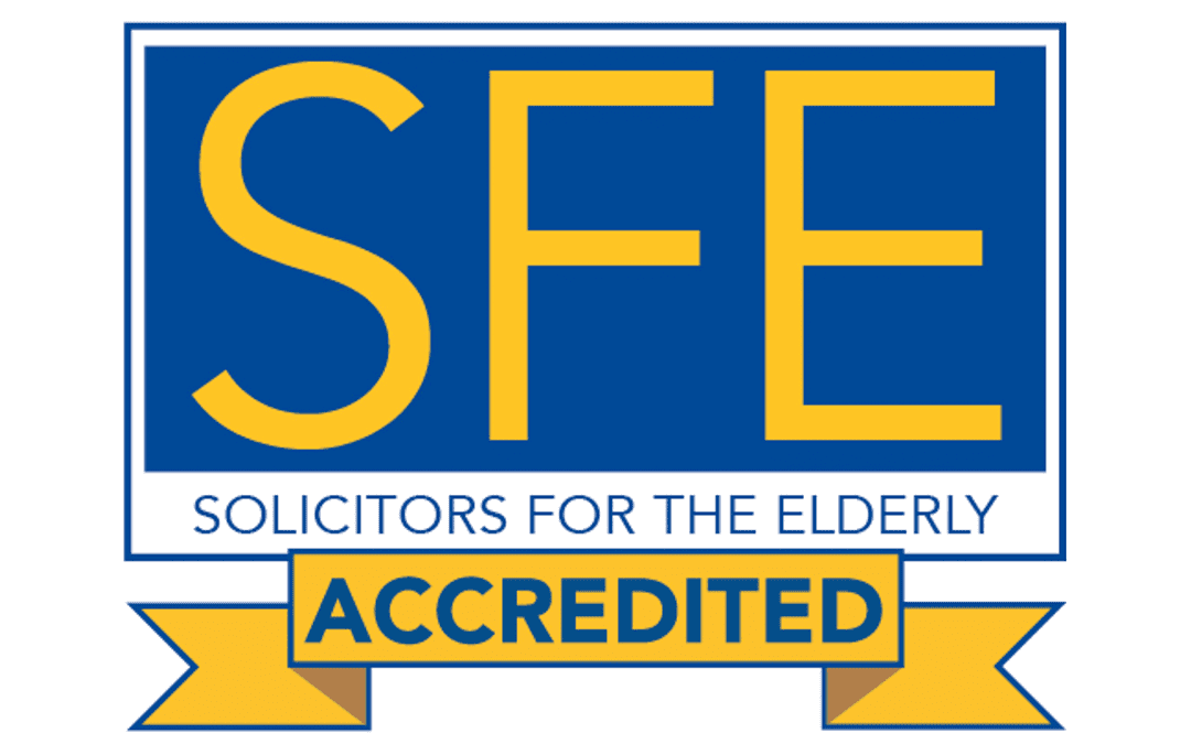 SFE solicitors for the elderly Accredited logo